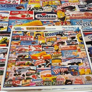 White Mountain Puzzles -Tasty Treats 1000 Piece Puzzle